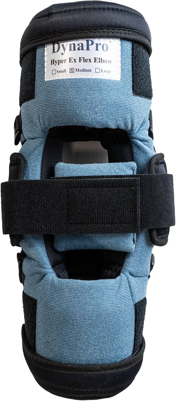Brace Direct DynaPro Hyperextension Flex Codo - Contractura - L3761 | Férula de extensión de codo mantiene el brazo recto, correas ajustables para rehabilitación de extensores, promueve la movilidad del codo - L3670 (S)