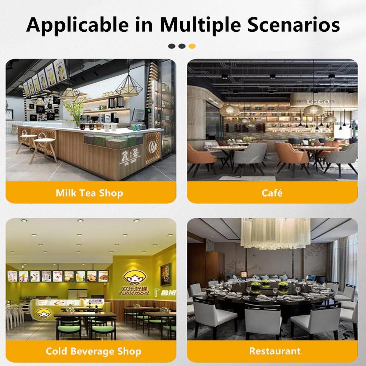 TYH Espumador De Leche Y Vaporizador Comercial De 2500 W, Capacidad De 6 L, con Pantalla LED, Máquina Multiusos para Café Expreso, Ideal para Té, Cafeterías Y Postres