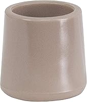 Vista 1 de Flash Furniture Tapa de pie de repuesto beige para sillas plegables de plástico beige y marrón