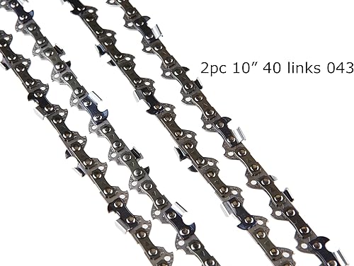 Miniatura 2 de Cadena de repuesto de 3 piezas de 10 pulgadas para motosierra Black & Decker LCS1020 de iones de litio de 20 V máx