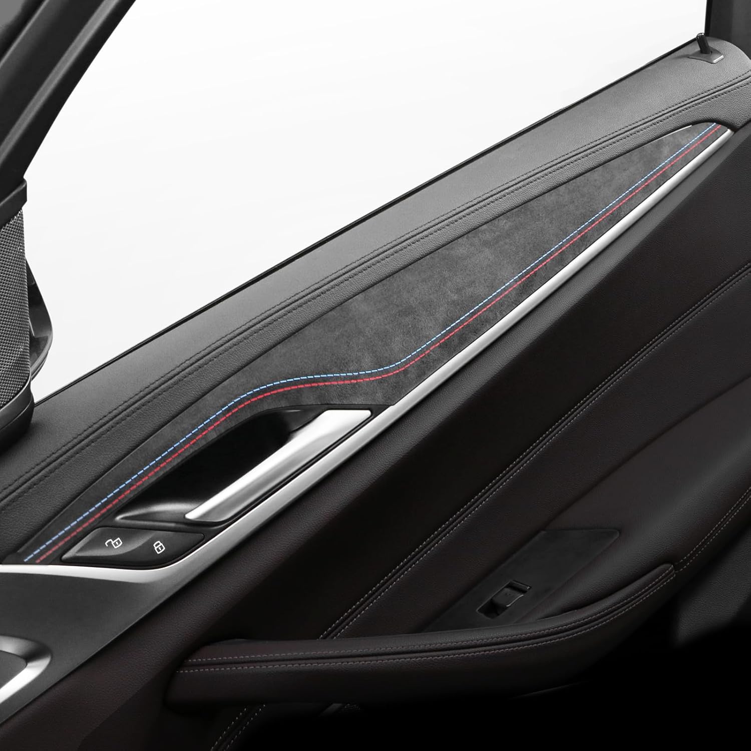 Betterhumz Car Door Side Trim Sticker for BMW G30 G38 525i 530i 540i 2018-2023 5 Series,Door Panel Strip Interior Accessories