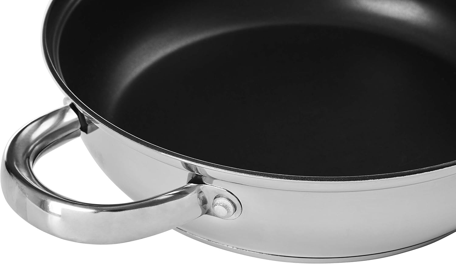 Premier Housewares Frying Pan with Glass Lid, 24 cm