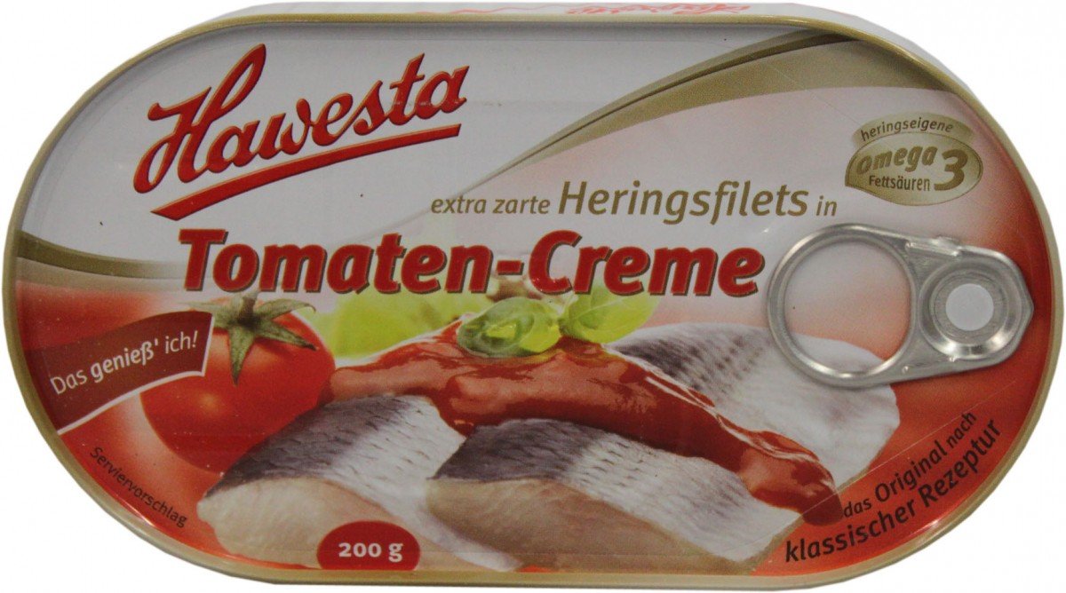 Hawesta Heringsfilet in Tomatencreme 200g : Amazon.de: Lebensmittel ...