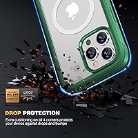 Vista 312 de Diaclara - Funda diseñada para iPhone 15 Plus de 6.7 pulgadas, transparente, cuerpo completo, con protector de pantalla, resistente de protección