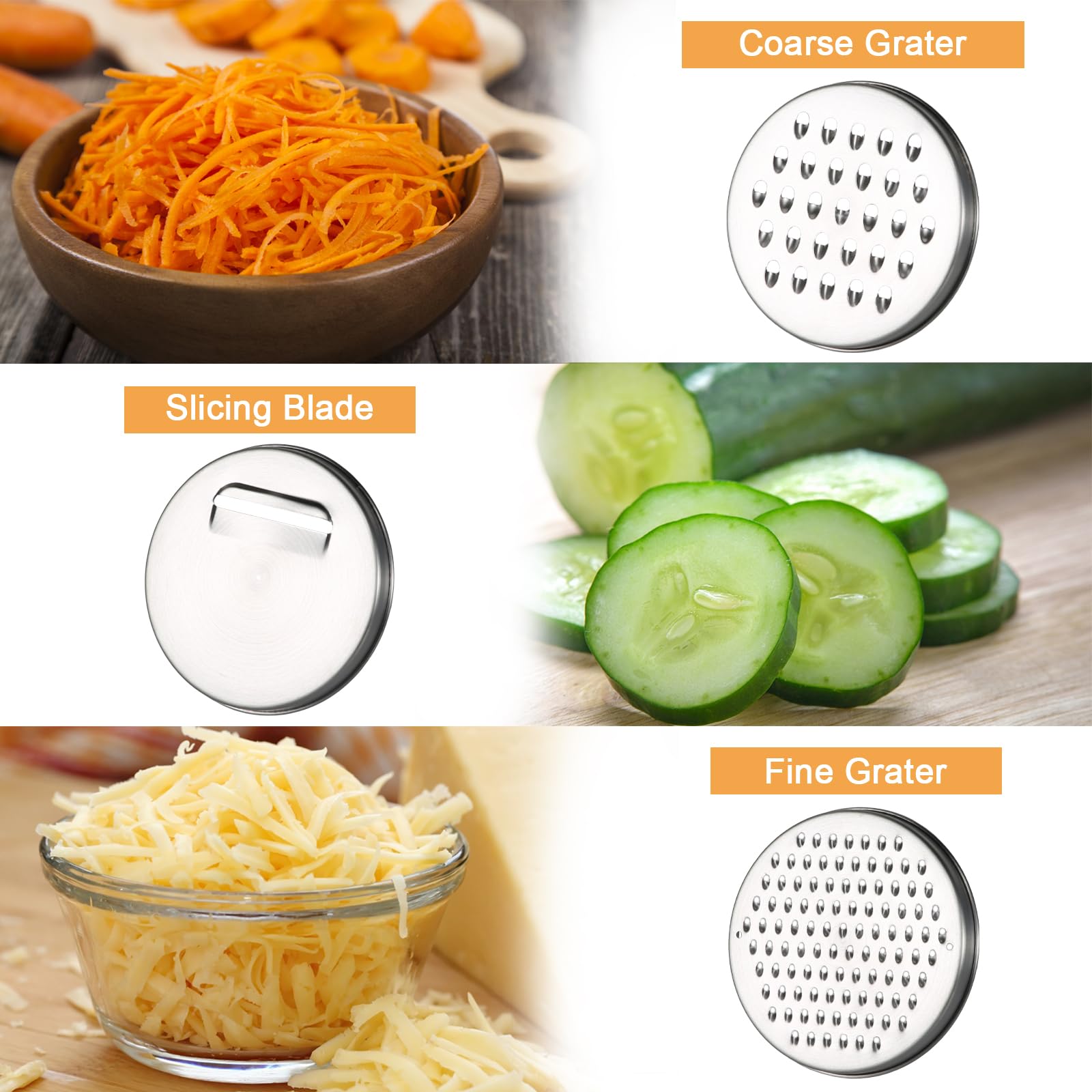 Juego de cuencos para mezclar de acero inoxidable de 9 a 1.5, 3.0, 5 cuartos de galón, con tapas herméticas, base antideslizante, anidamiento de metal, almacenamiento, ensalada, hornear, elegancia en