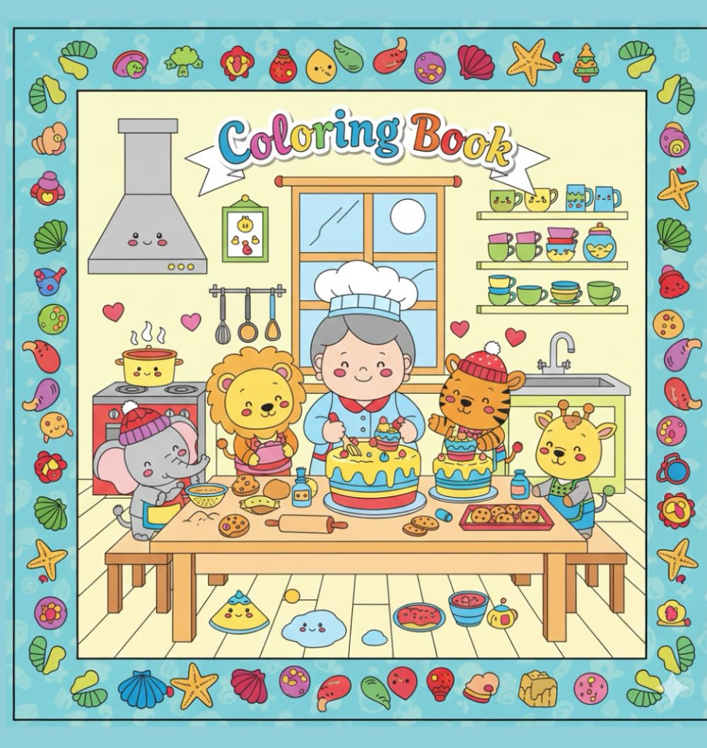Coloring Book: Adventures: A World of Imagination and Fun (Animals)