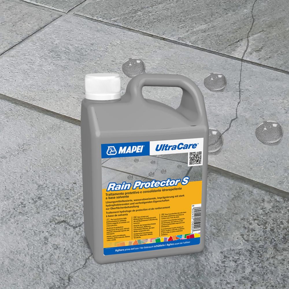 Mapei Trattamento Protettivo Consolidante Base Solvente Terrazze Balconi Rain Protector S 1 LT