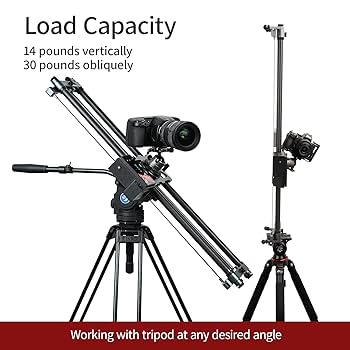 (未使用･未開封品)　LimoStudio 47-inch DSLRカメラスライダードリートラック、ビデオスタビライザー、カーボンファイバーレールシステム、滑らかな高精度軸受スライ 0pbj0lf Amazon | YC Onion電動カメラスライダー80cm / 31