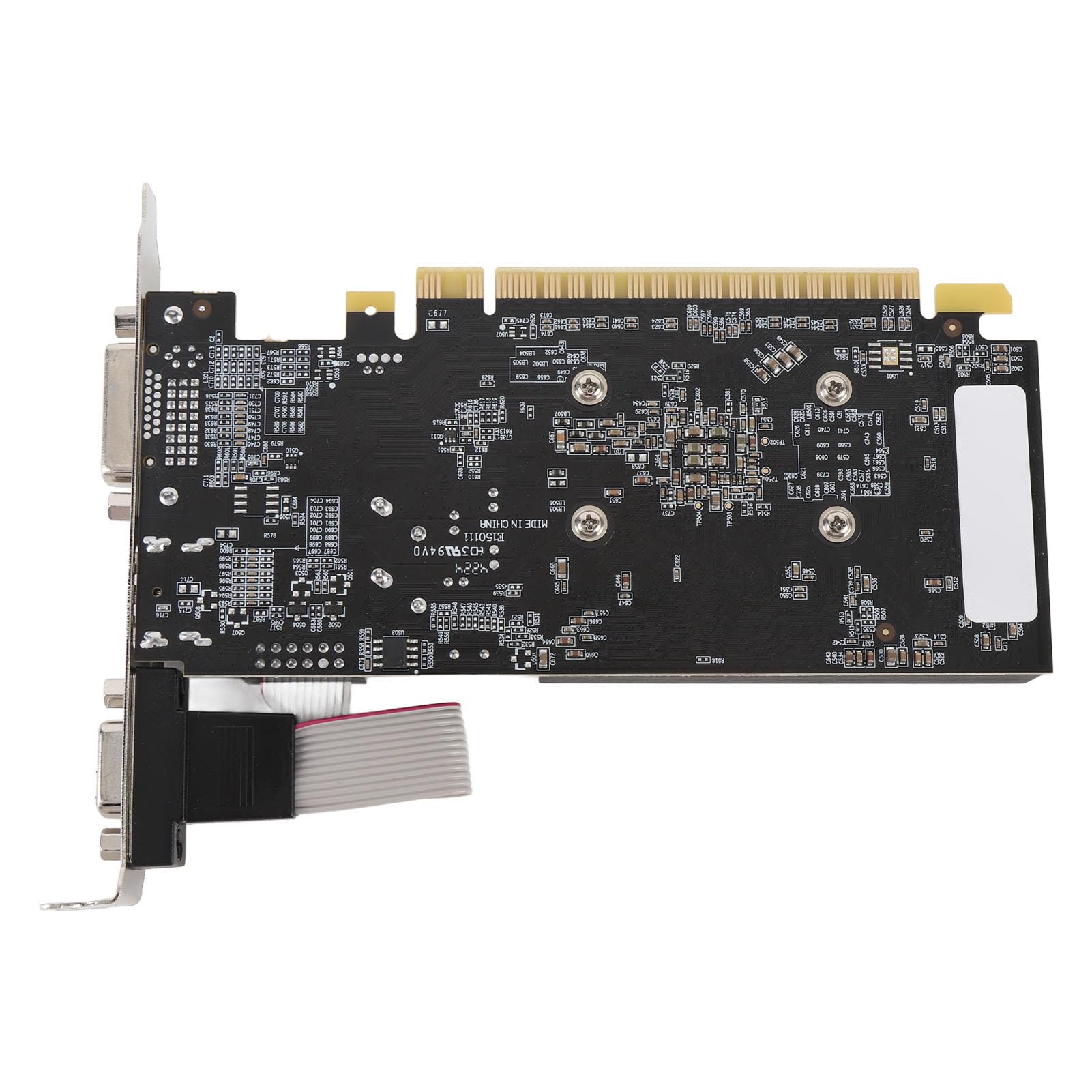 XUMIUZIY Karta Graficzna GT730 2GB DDR3 64Bit, Wysokowydajna Karta Wideo do Gier z podstawową częstotliwością 500MHz, częstotliwość Pamięci 600MHz, dla Komputerów Stacjonarnych, Obsługa