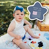 Vista 19 de Elli&Nooli Silicone Baby Utensils Set - 2 Count, Yellow - Star-Shaped Choke Guards for Constructive Eating - Spoon & Fork for Self Feeding