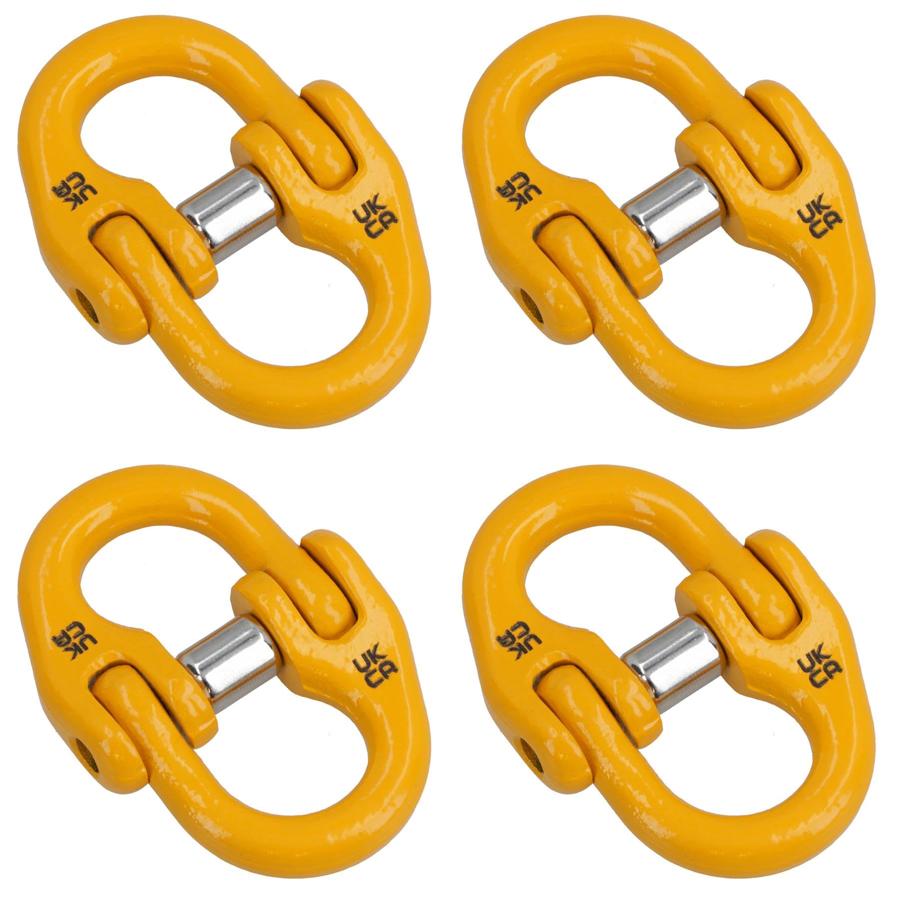 WLL Lot de 4 chaînes de remorquage de sécurité 7-8 mm 2 tonnes