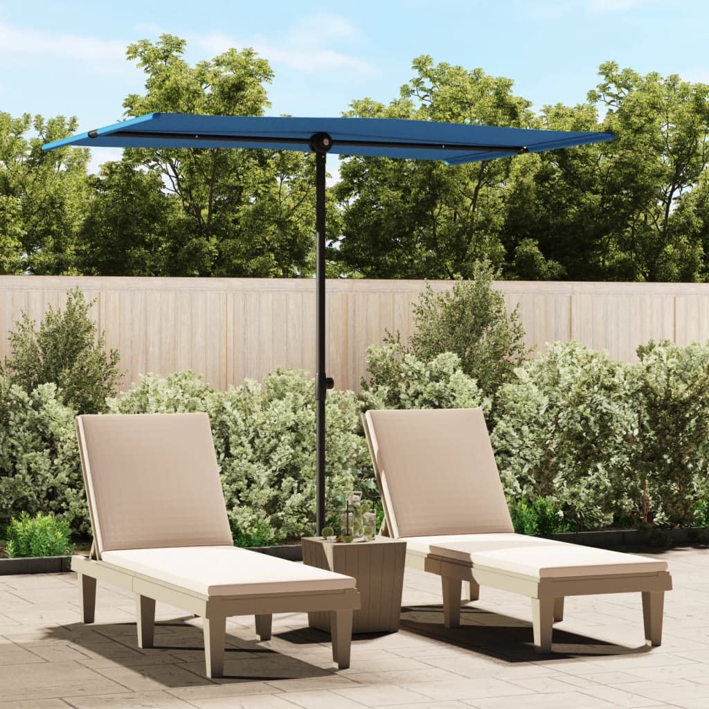 vidaXL Parasol d'Extérieur avec Mât en Aluminium Protection Jardin Terrasse