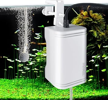 FEDOUR Replacement Air Pump Kit Accessories for Mini Desktop Glass Betta Fish Tank 1Gal