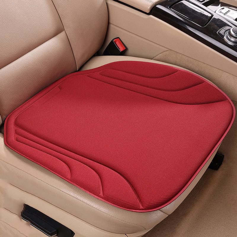 Coussin Confortable et Respirant Rouge pour Siège Avant de Berline Octavia
