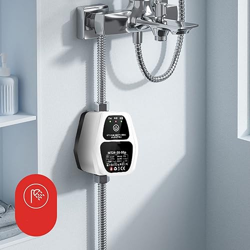 Miniatura 4 de Bomba automática de agua a presión de agua que aumenta la recirculación de la bomba de CC montada en la pared de 100 a 240 V para calentadores de