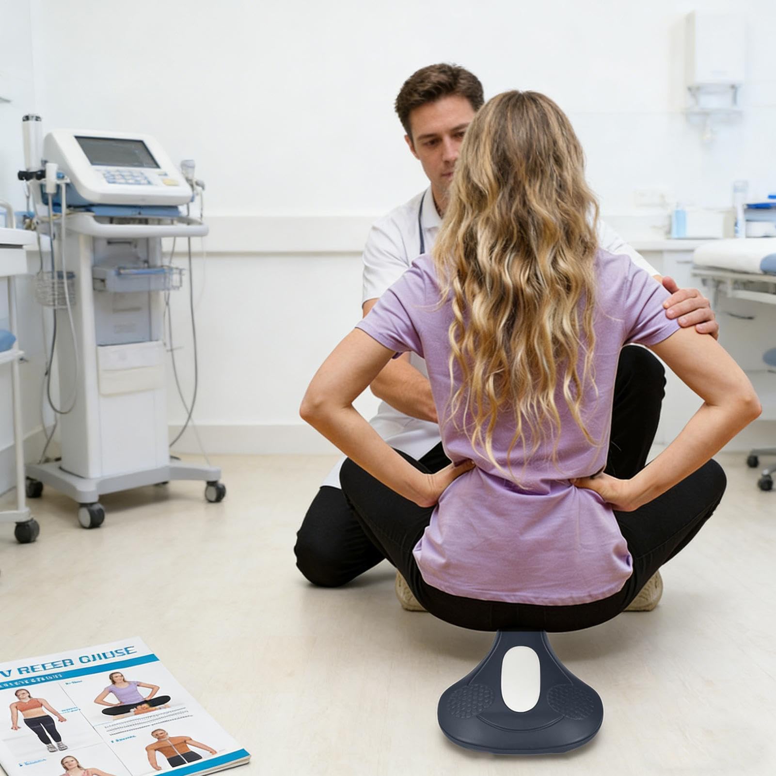 Trainer Pelvico Intelligente, Attrezzatura per Rafforzamento Muscolare, Dispositivo Regolabile con Controllo della Resistenza, Strumento Fitness Compatto, Accessorio per la Salute dal Design ergonomic