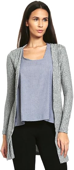 Rewind Suéter Abierto Gris Saco para Mujer Gris Talla XS : Amazon.com.mx:  Ropa, Zapatos y Accesorios