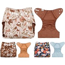 ALVA Baby Cloth Diaper Covers with One Wet Bag, Swim Diaper,Cloth Nappy Shell Baby Girls and Boys