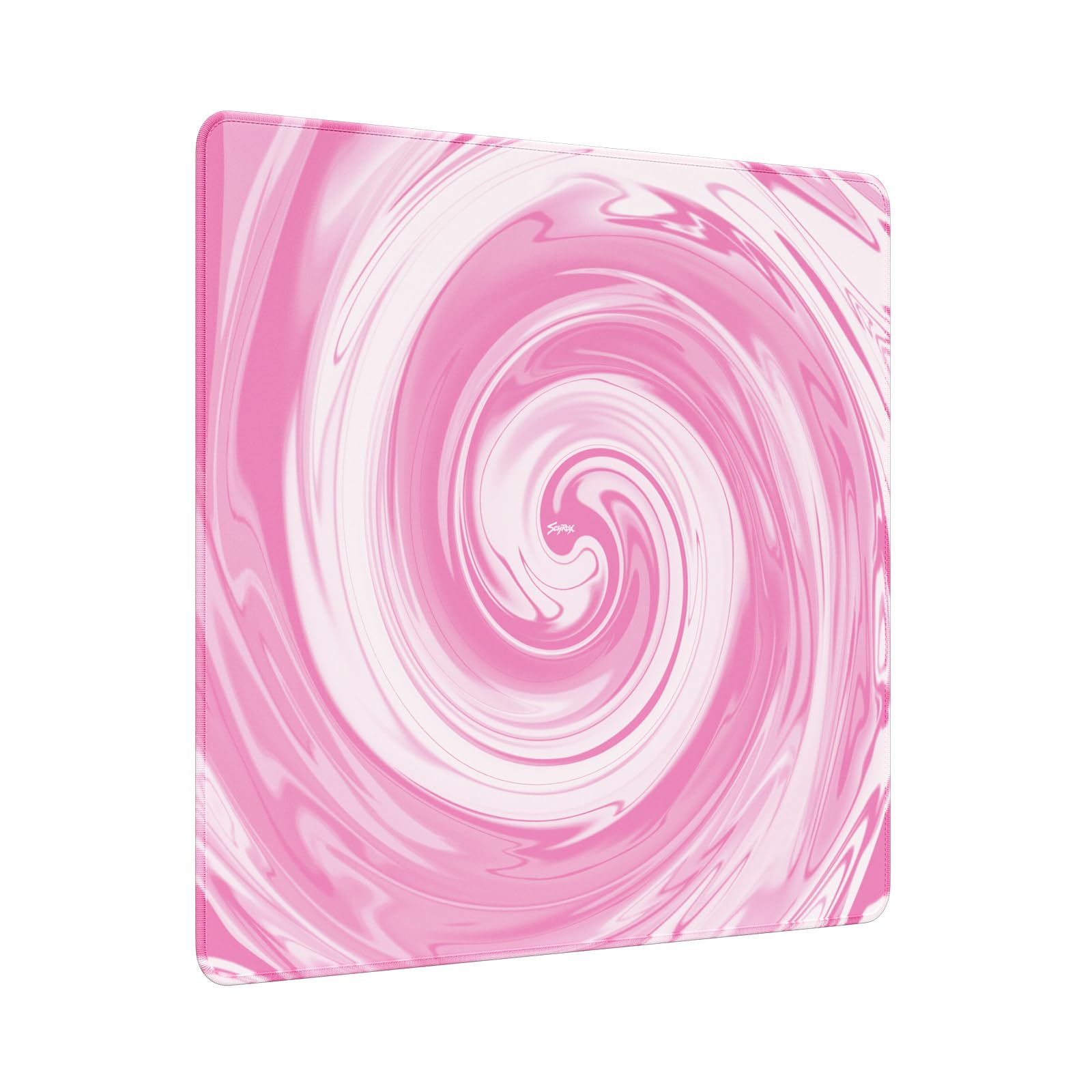 SCYROX Tornado Tappetino per mouse, 490 x 420 x 4 mm, superficie in tessuto resistente all'umidità e liscia, base antiscivolo personalizzata, cuciture strette e basse, controllo, imballaggio piatto