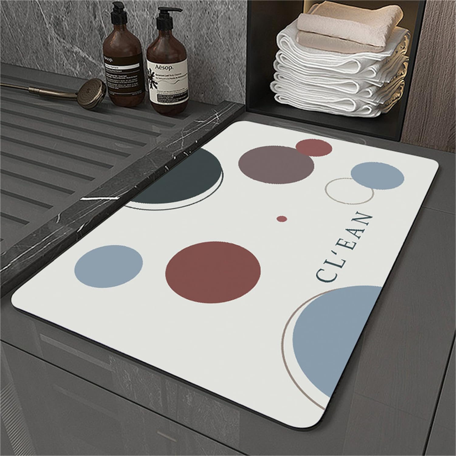 Tappeto Bagno Assorbente Cucina, 60x120cm Tappeti Bagno Antiscivolo, Tappeto Ingresso Interno, Tappeto Lavabile Morbido Tappetino Bagno Morbido ad Asciugatura Rapida, Perfect Life Tappeto Bianco