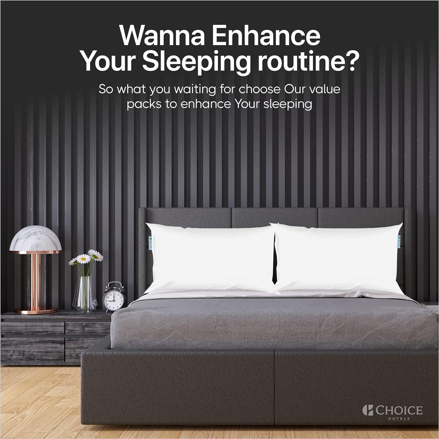 Choice Hotels King Extra Large Pillows (2-Pack) Firm