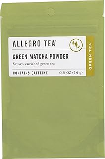 Allegro Tea, Green Matcha Powder, 0.5 oz , Count 1 (Pack of 1)