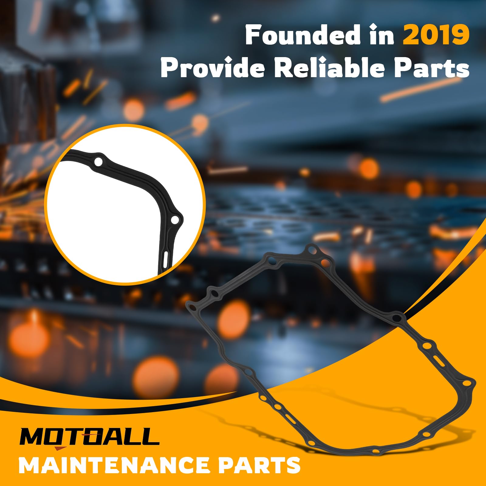 MOTOALL 31338AA020 Transmission Gasket, CVT Transmission Cover