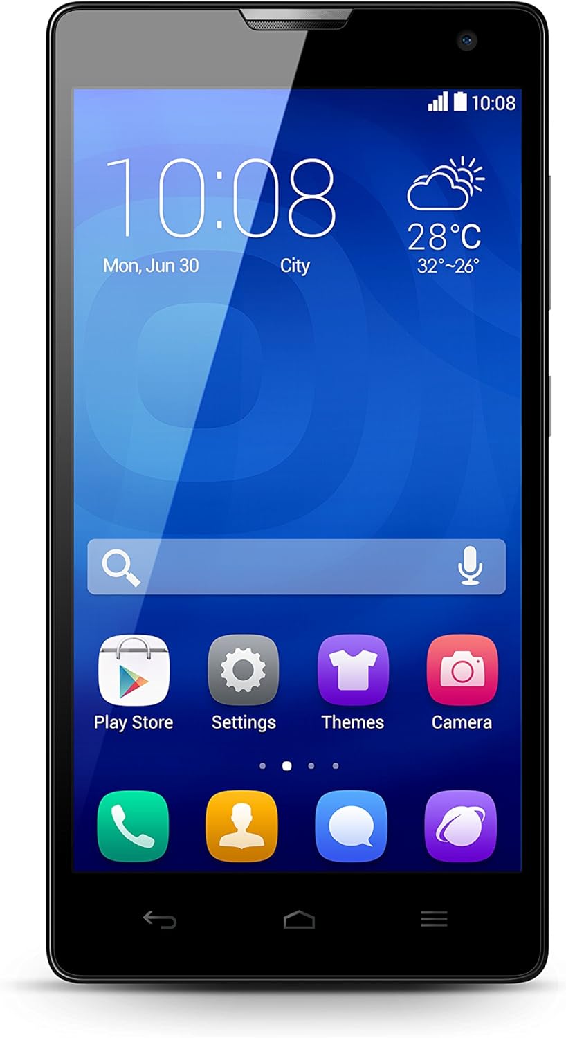 HONOR 3C Dual-Sim 8GB ROM + 2GB RAM (GSM only | No CDMA) Factory Unlocked 3G Smartphone (Black) - International Version