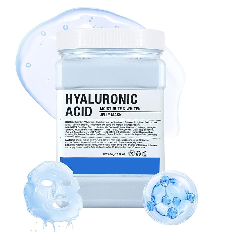 Máscara facial peel-off em gel tipo jelly LUCKY CAT com ácido hialurônico, 23 fl oz