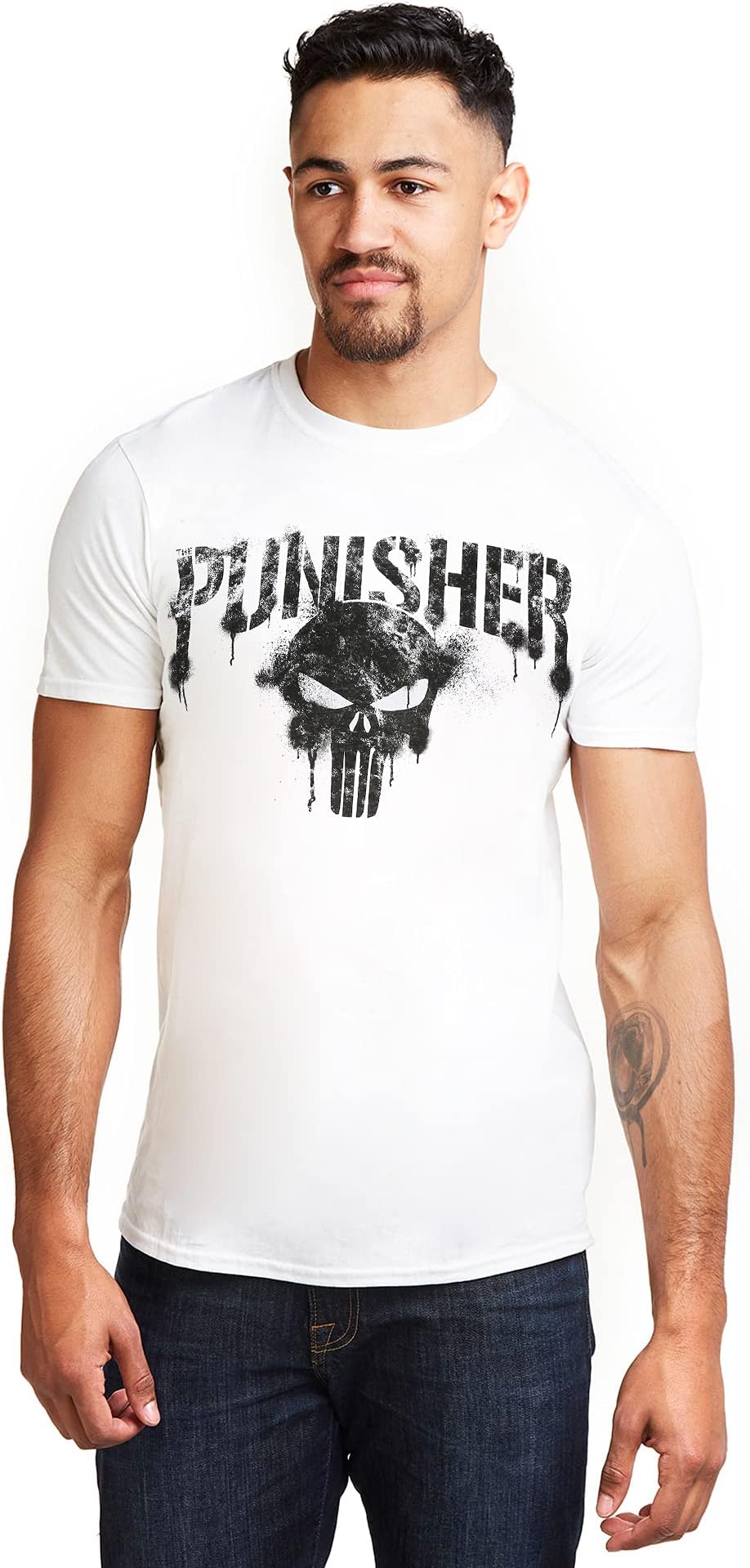 MarvelMen's PUNISHER TEXT T-Shirt