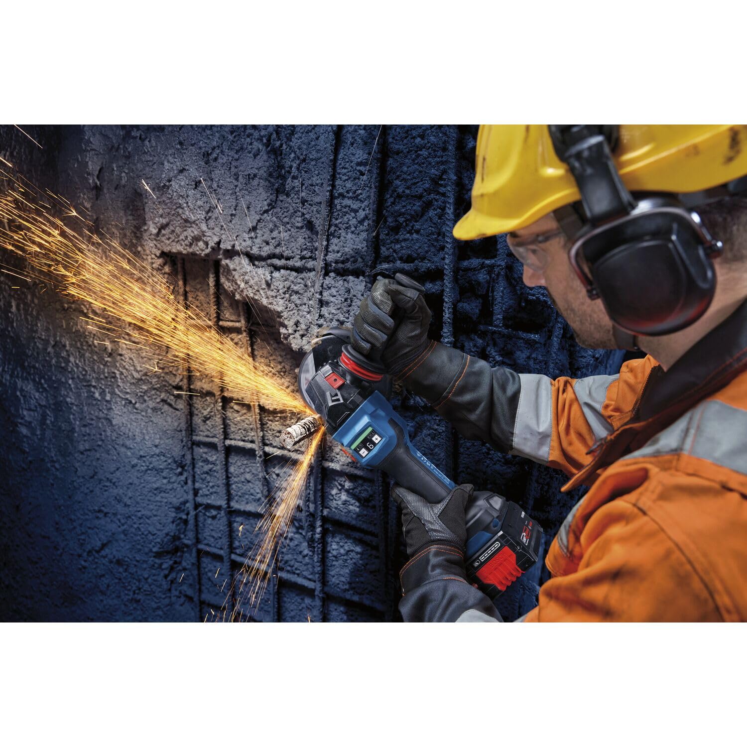 BOSCH Akumulatorowa szlifierka kątowa EXWS 18V-15 S 18 V