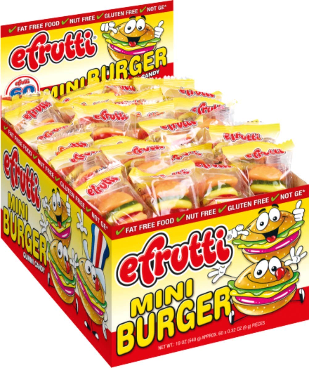 E Frutti Gummy Hamburger and Hot Dog Variety Pack of 120
