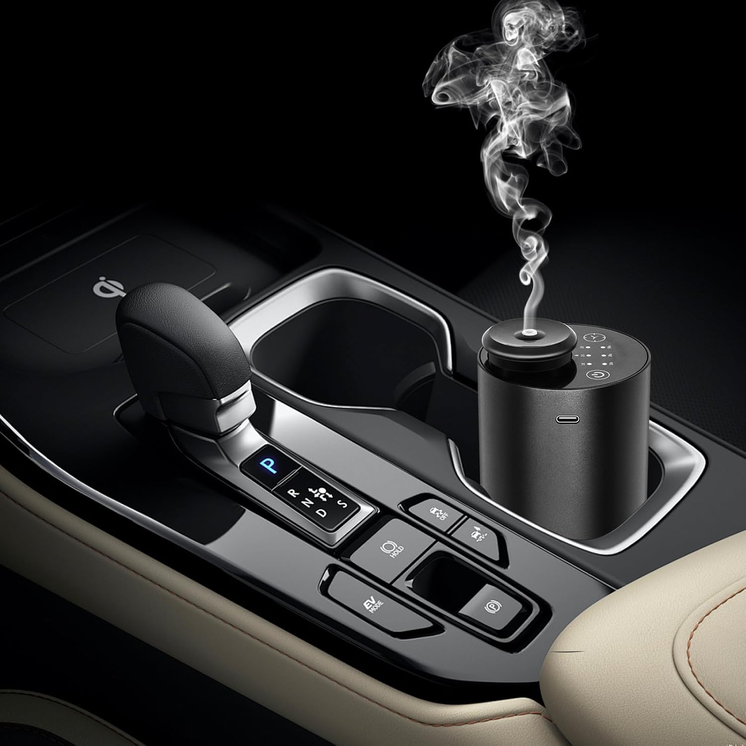 Waterless Essential Oil Diffuser, Battery Operated Mini Scent Air Machine for 5ml/ 10ml/ 20ml Essential Oils, Aromatherapy Diffuser with 3 Countdown Timers & 3 Mist Levels for Home, Car, Office - Image 7