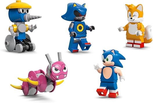 LEGO Sonic The Hedgehog Team Sonic Command Truck Building Toy - Pretend Play Vehicle W/5 Figures for Boys & Girls, Ages 8+ Toy Building Blocks for Kids - Gift Idea for Birthdays - 77006