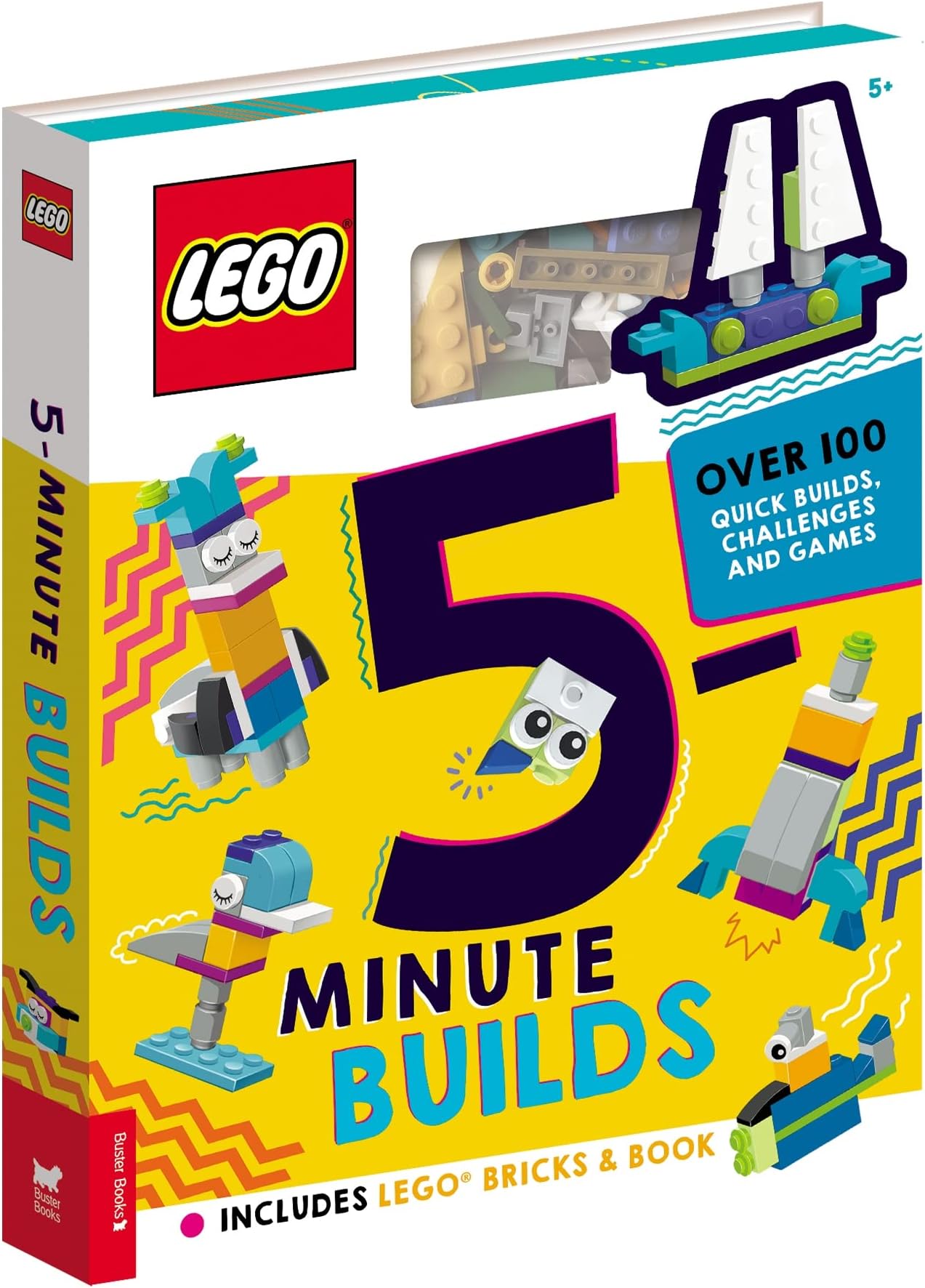 LEGO® Books: Five-Minute Builds (LEGO® 5-Minute Builds Activity Box)