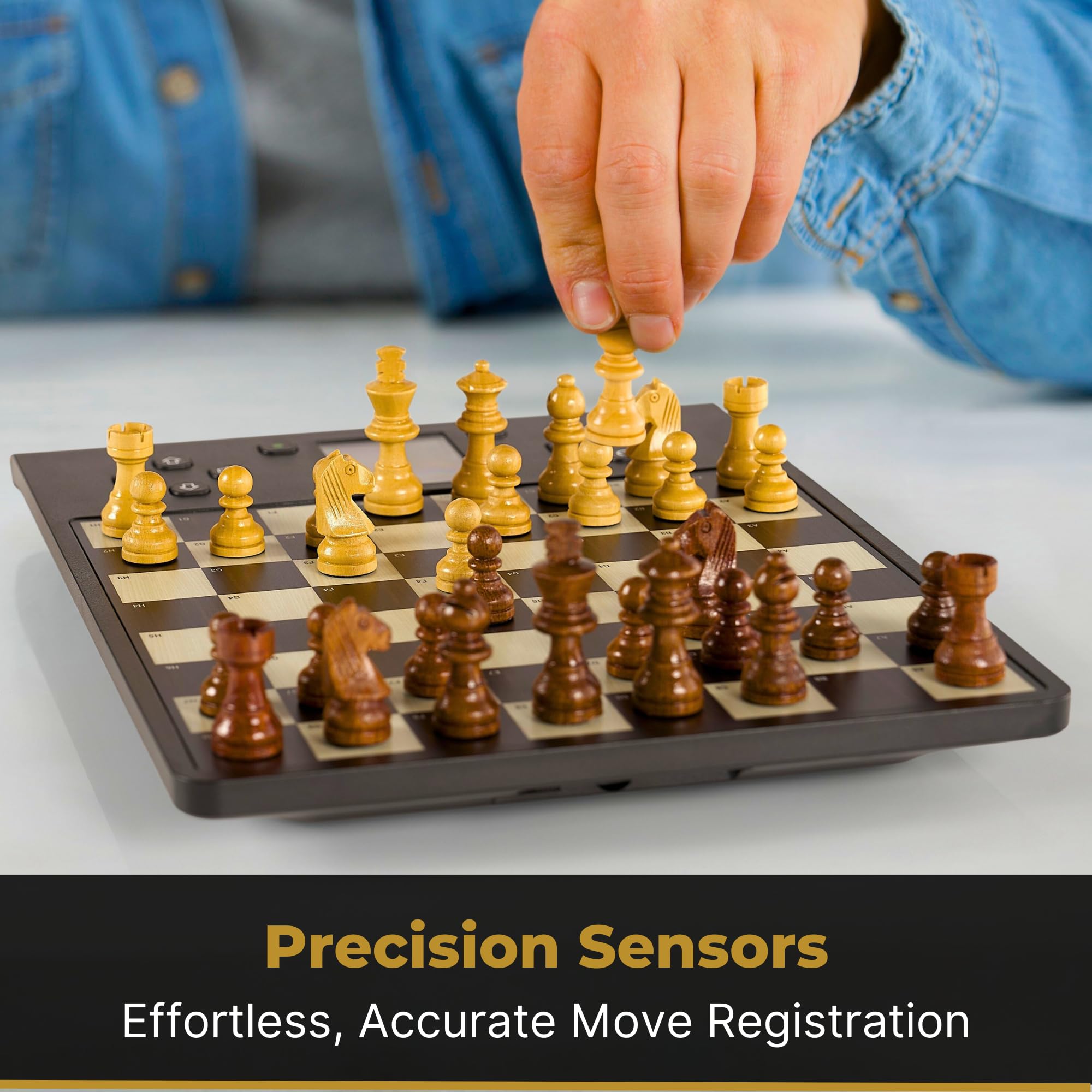 Millennium Schachcomputer ChessGenius Pro Wood Edition: Der elegante Schachfreund für Hobbyspieler