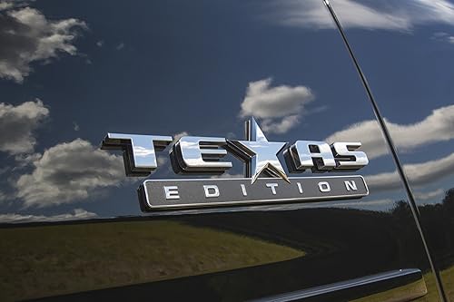 Miniatura 4 de Yoaoo 3X OEM Chrome Sierra Texas Edition Emblem Badge for 07-14 Silverado and Gm Gmc 3X (Silver2)