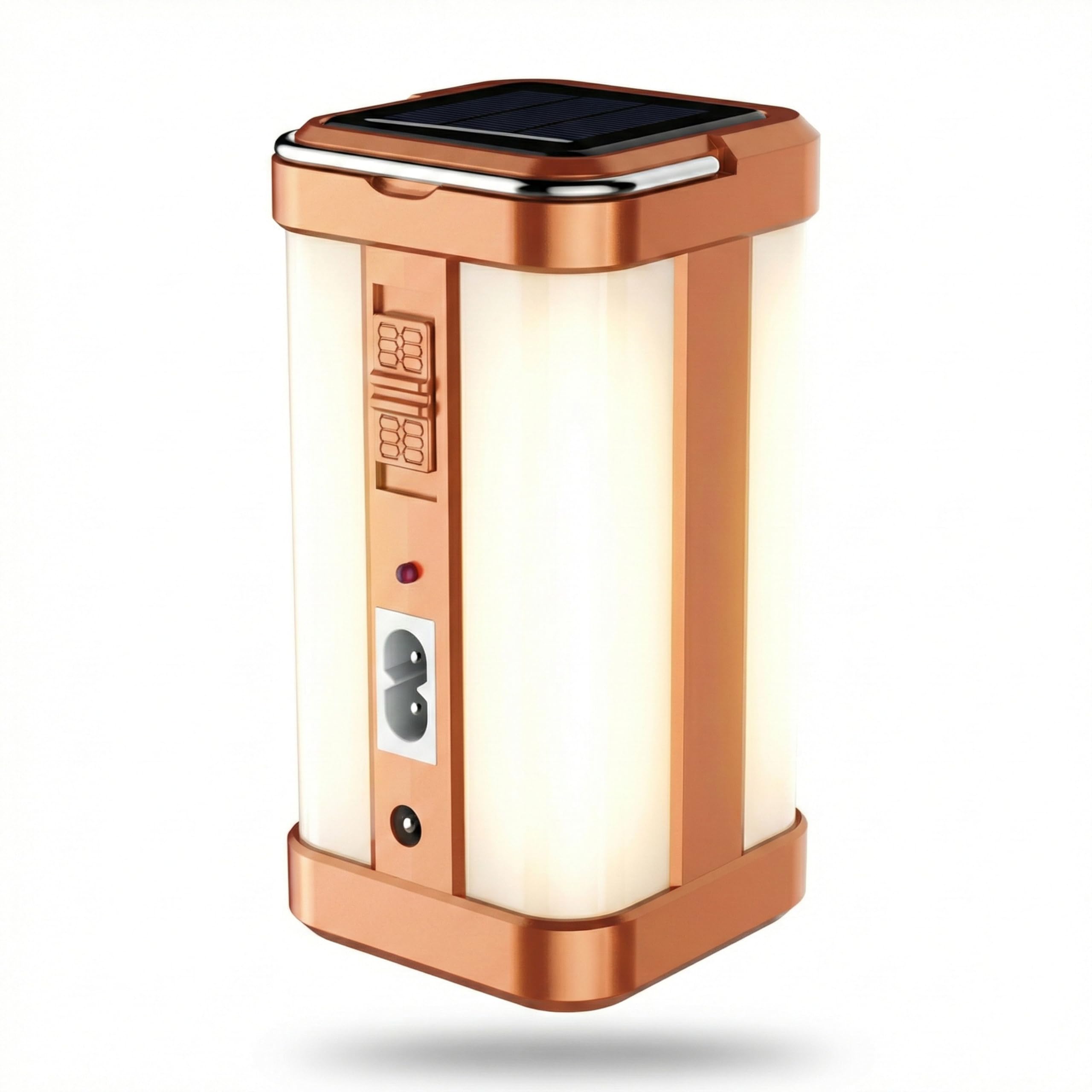 Drumstone High Brightness 4-Tube Emergency Lantern with 360° Illumination | Solar & Rechargeable Dual Power | Long Backup Light for Home & Outdoor Use-picture-21