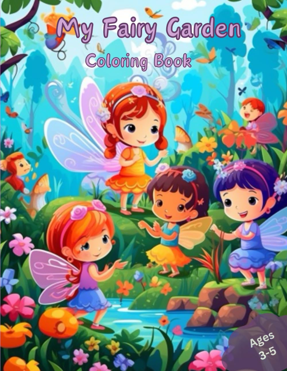 My Fairy Garden Coloring Book