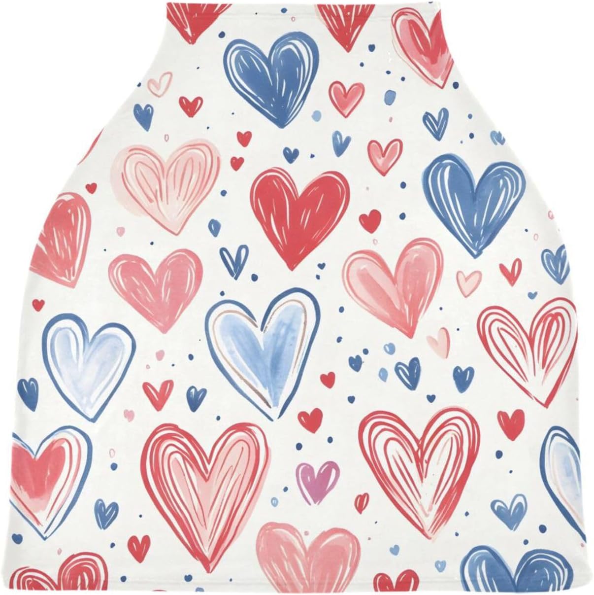 Lyeorm Valentine’s Day Hearts Car Seat Covers for Babies Breathable Nursing Breastfeeding Cover Multi-Use Infant Carseat Canopy and Stroller Cover for Boys Girls Lyeorm Valentine’s Day Hearts Car Seat Covers for Babies Breathable Nursing Breastfeeding Cover Multi-Use Infant Carseat Canopy and Stroller Cover for Boys Girls