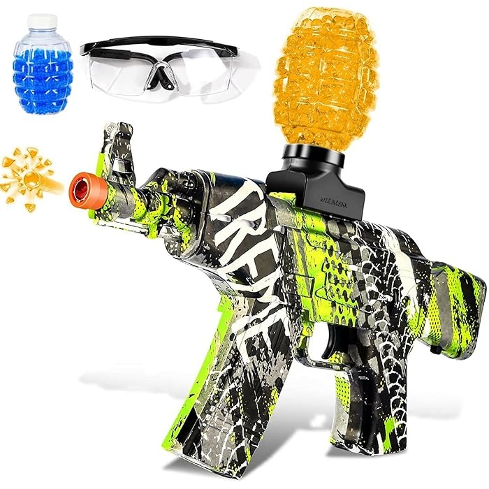 Buy Isarno Gel Ball Blaster AKM47 Fully Automatic Battery Operated Toy