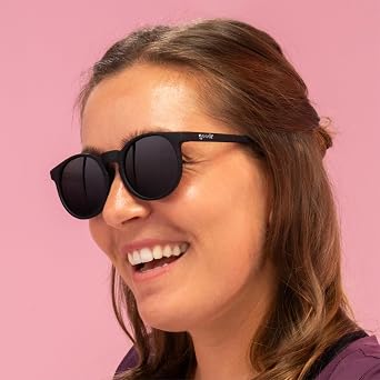goodr Polarized Round Sunglasses, Small Sized (Circle G), UV400 Protection, No Slip, No Bounce