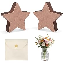 2 Pack Copper Discs for Fresh Cut Flowers, Natural Flower Food Alternative, Keeps Vase Water Clean & Clear, Reusable Vase Water Cleaner Stars