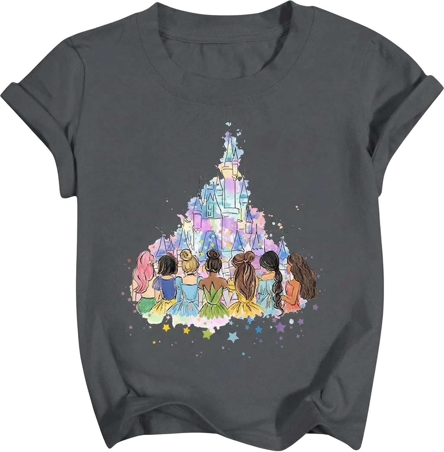 Magical Shirt for Girl: Magic Kingdom Prinecess Tshirt Princess Shirts Youth Girls Cute Family Vacation Trip Tee