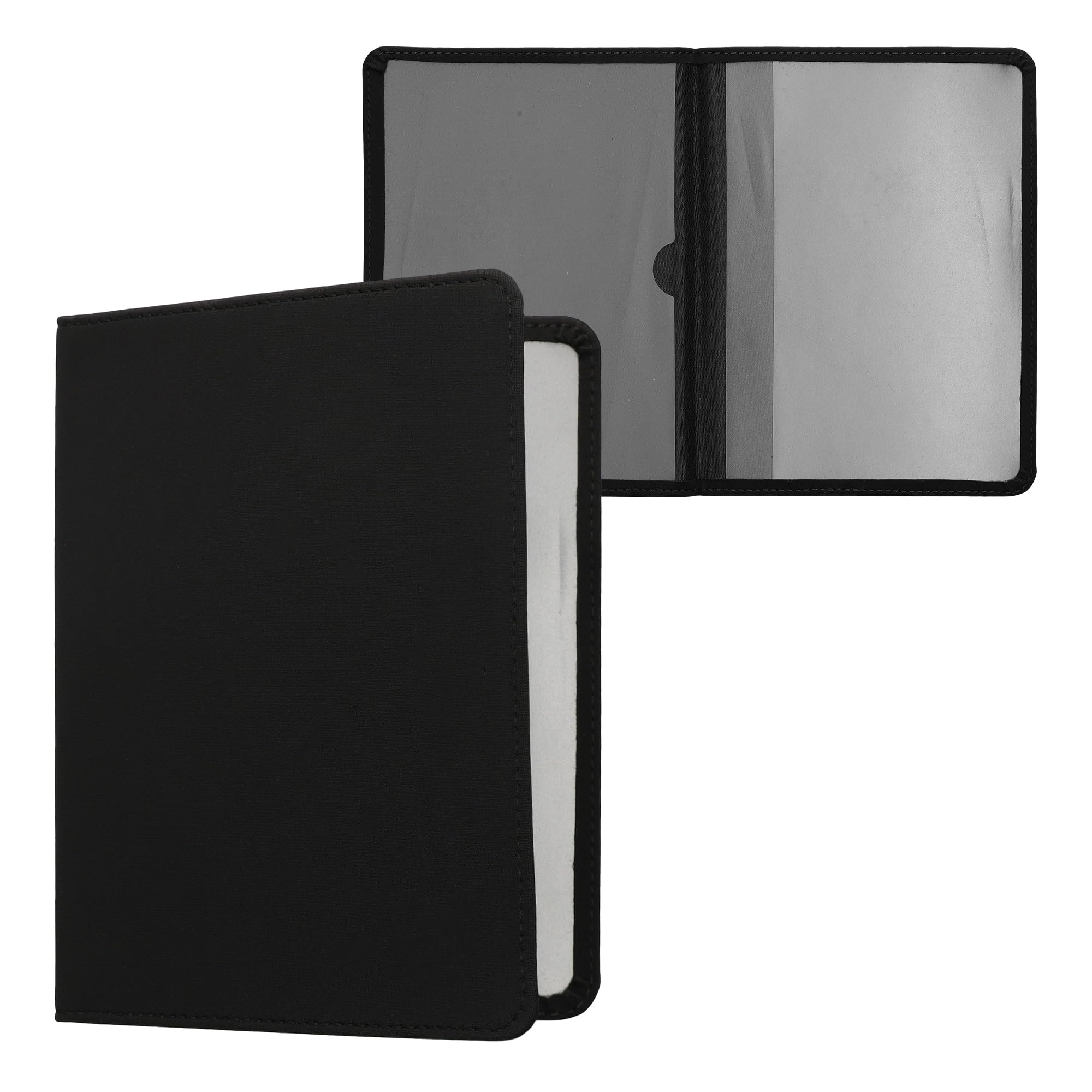kwmobile Funda para permiso de circulación italiano - Estuche de neopreno para carné de conducir Italia 105 x 148 mm negro