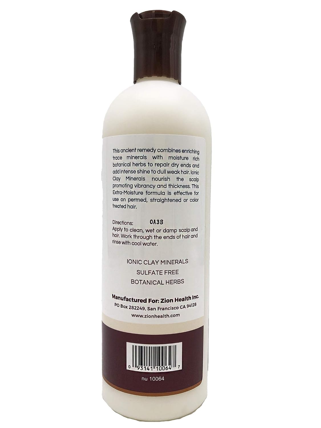 Zion Health, Conditioner Adama Clay Minerals, 16 Ounce