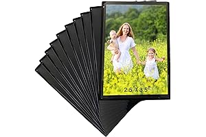 Sooyee Photo Frames Turn Your Refrigerator Into a Unique Collage Gallery (2.5X3.5 inches, 8-Pack, Black)