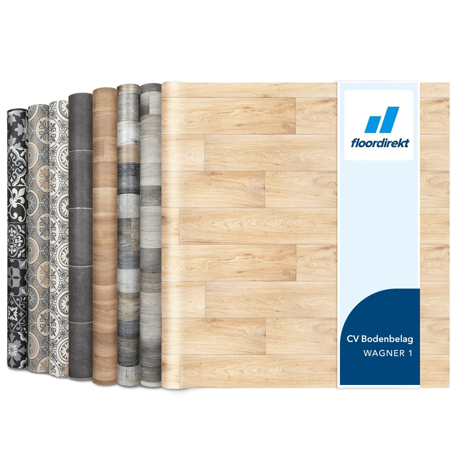 Floordirekt CV PVC Vinyl Flooring, Wood Effect Flooring Cover Rolls, Realistic Cushion Vinyl Floor for Kitchen, Bedroom, Homes, Hallways, Living Room (100 x 600 cm, antique oak, Wagner 1) โ image 1