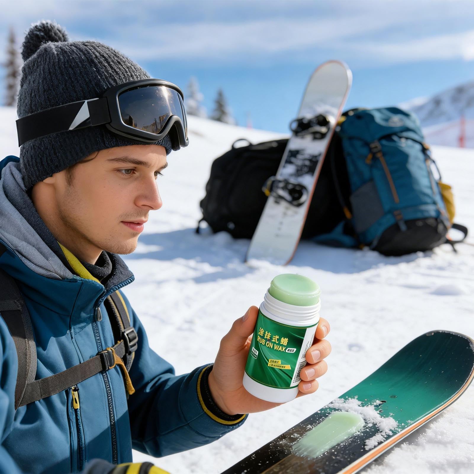 Fart à Frotter pour Snowboard Outil 75g pour Conditions Rapides avec