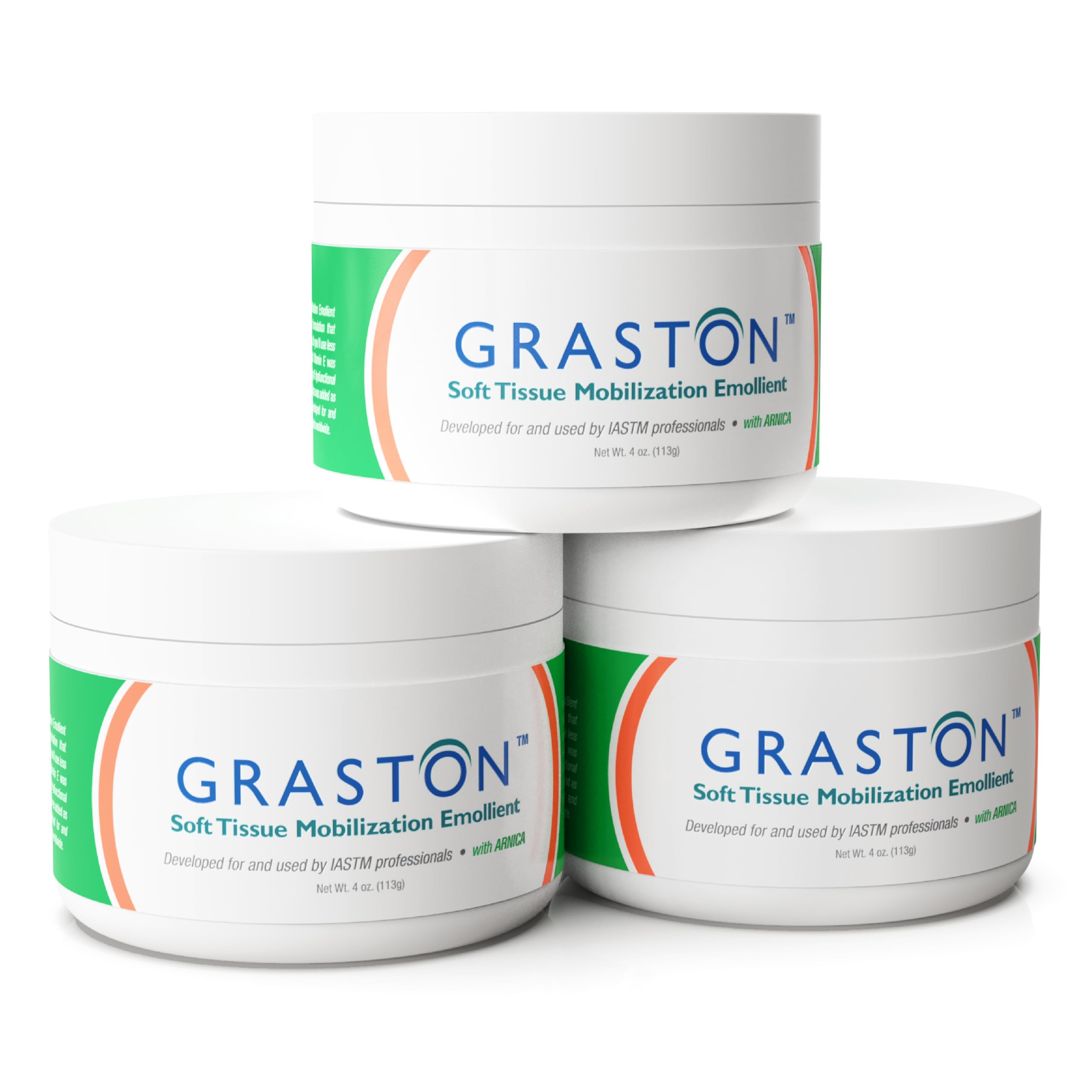 Graston Technique Arnica Cream Massage Lotion, 4oz IASTM Cream, 3-Pack